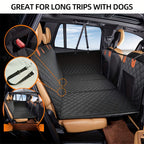 Hard-Base Dog Back Seat Protector — Waterproof & Non-Slip