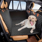 Hard-Base Dog Back Seat Protector — Waterproof & Non-Slip