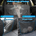 Hard-Base Dog Back Seat Protector — Waterproof & Non-Slip