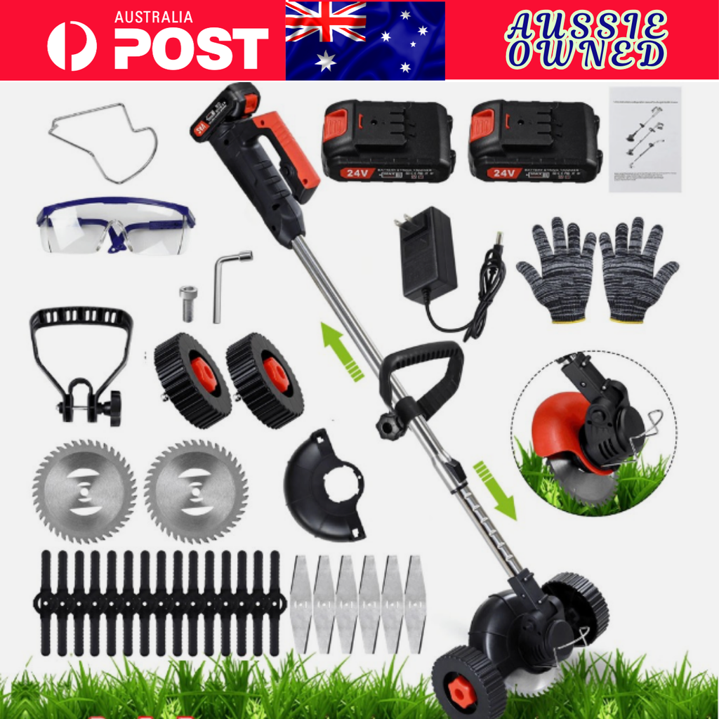 3-in-1 Cordless Grass Trimmer & Edger — 24V Whipper Snipper